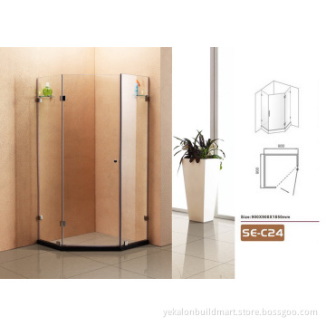 10mm Glass Thickness and Polished Frame Surface Finishing shower enclosure